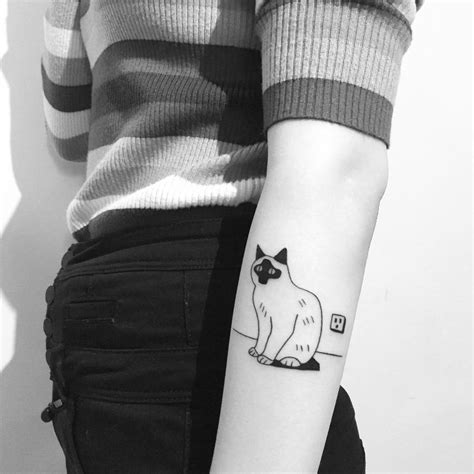 Cool cat tattoo by Chinatown Stropky - Tattoogrid.net