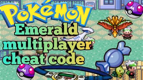 Pokemon emerald multiplayer all cheat code gba rom hack - YouTube