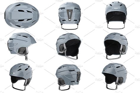 Helmet ski set | Graphic Objects ~ Creative Market