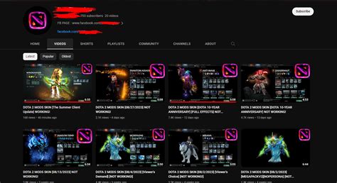 Came up with this Dota 2 mods channel. Anyone who uses it? Is it safe to use Dota 2 skin ...