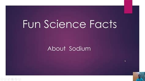 Fun Facts about Sodium - YouTube