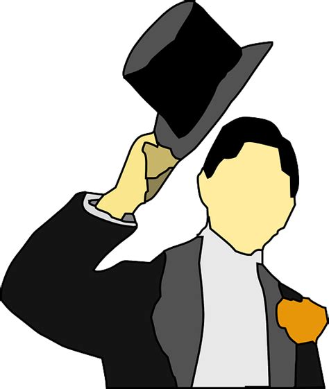 Free vector graphic: Tuxedo, Tux, Topper, Hat, Man - Free Image on Pixabay - 41671