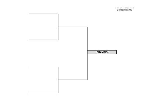 Team Bracket Template