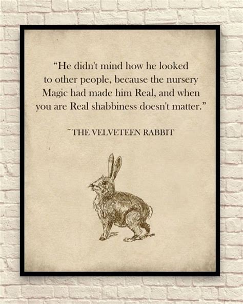 Velveteen Rabbit Wall Art Velveteen Rabbit Art Print Nursery # ...