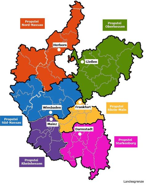 Hesse Nassau Germany Map