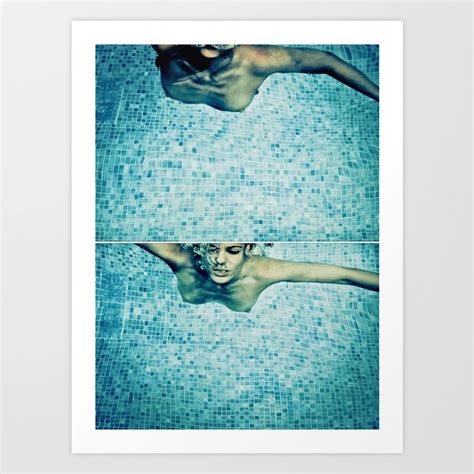 underwater pool Art Print by Crisis Masiva | Society6