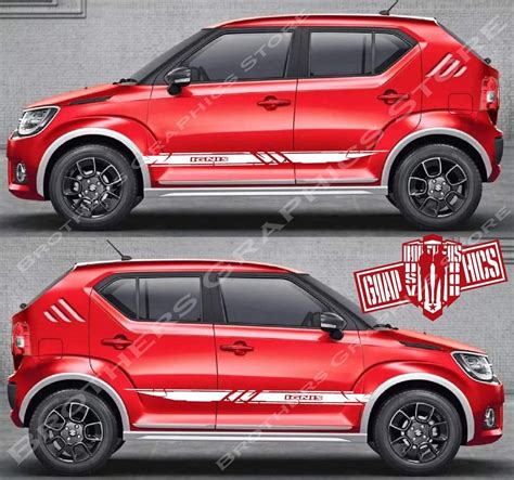 Graphics Racing Sticker Car Vinyl Stripes For Suzuki Ignis – Brothers Graphics