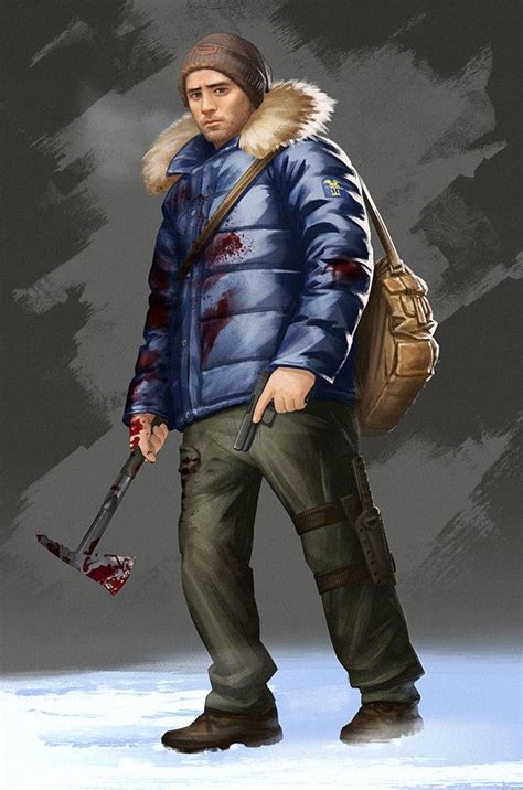 ArtStation - Dead of Winter Char Concept, Mike Smith | Apocalypse survivor, Apocalypse character ...