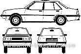 Mitsubishi Galant 2000 Turbo (1979) - Mittsubishi - drawings, dimensions, pictures of the car ...