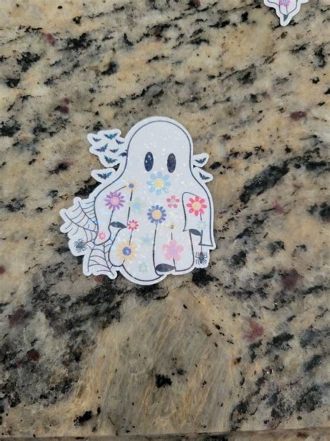 Ghost Sticker Halloween Sticker Cute Ghost Sticker - Etsy