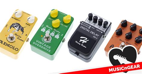 Top 10 Budget Electric Guitar Effects Pedals From Harley Benton