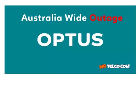 Optus Down at the moment? Yes Nationwide Outage 08-11-2023