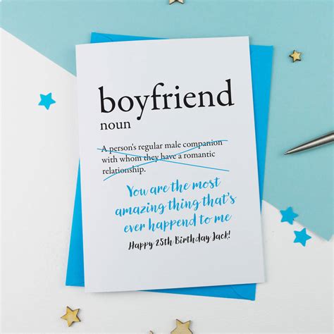 Birthday Cards For Boyfriend - Card Design Template