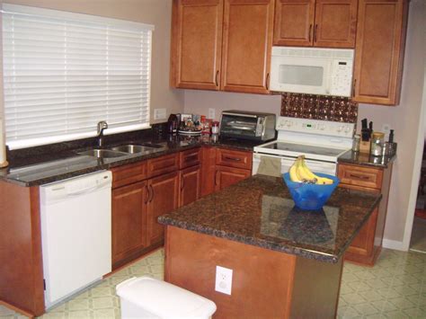 Kitchen Cabinets and Tan Brown Granite Countertops | Flickr