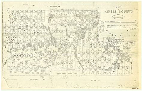 Map of Kimble County - The Portal to Texas History