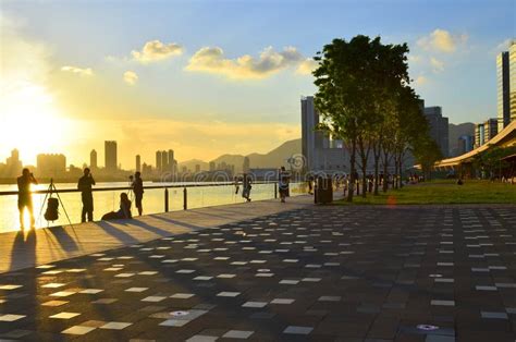 8 Aug 2013 the Waterfront Boardwalk in Kwun Tong Promenade Editorial ...