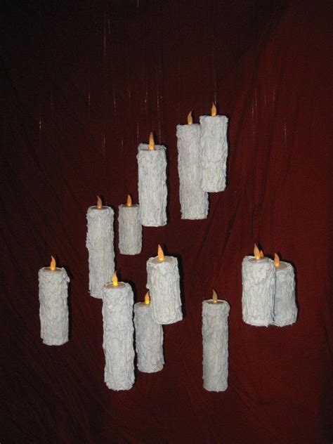 Set of Three Halloween Floating Candles Harry Potter Great Hall Candle ...