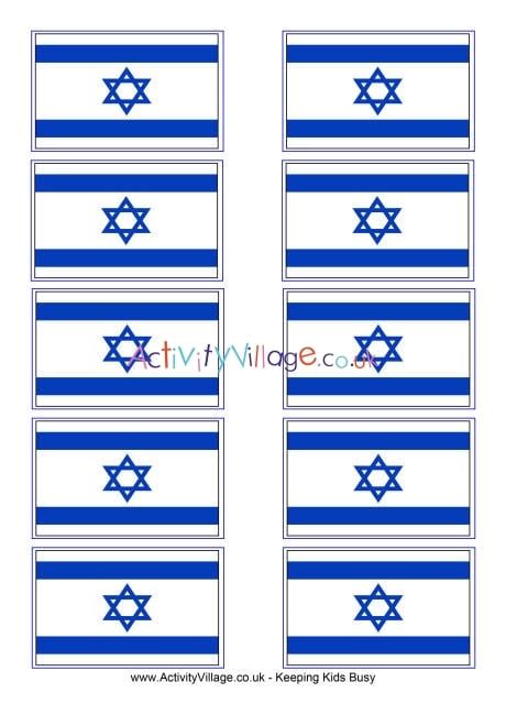 Israel Flag Printable