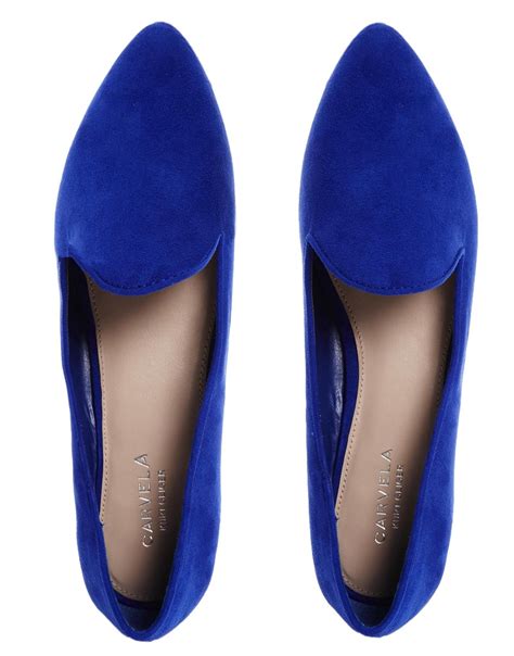 Carvela kurt geiger Maisy Colbalt Flat Shoe in Blue | Lyst