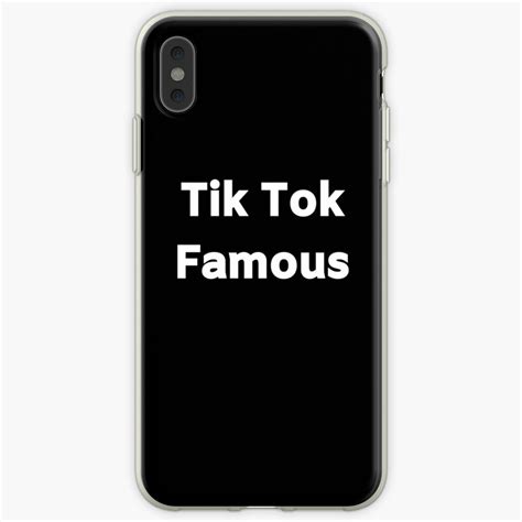 "Tik Tok Famous" iPhone Case & Cover by PSSRewards | Redbubble