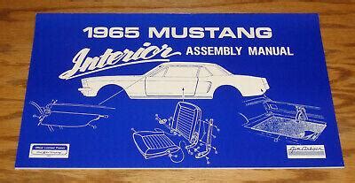 1965 Ford Mustang Interior Assembly Manual 65 | #4543172959