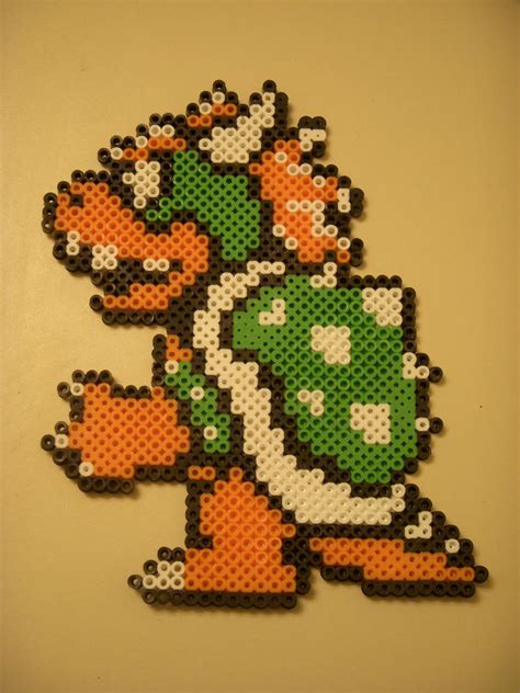 Bowser Pixel Art Face