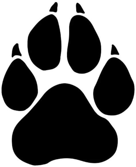 Panther Paw SVG - Etsy