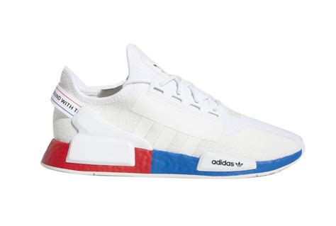 BUY Adidas NMD R1 V2 White Red Blue | Kixify Marketplace