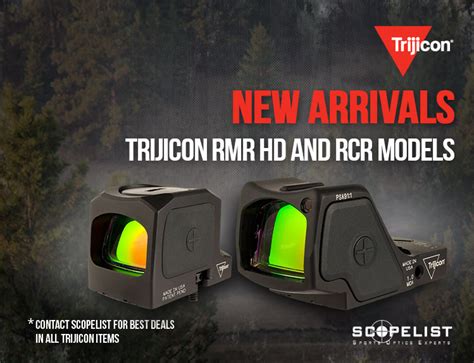 New Trijicon RMR HD and RCR Red Dot Sight - Scopelist Blog