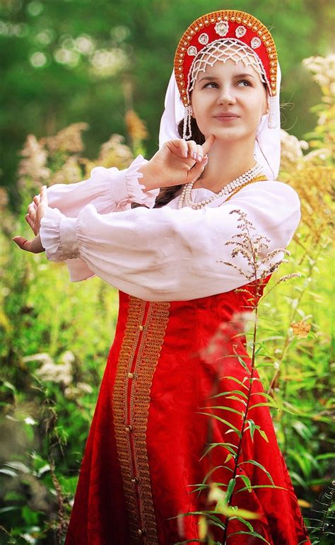 The image of a Slavic woman. The beauty of Slavic women is harmony ...