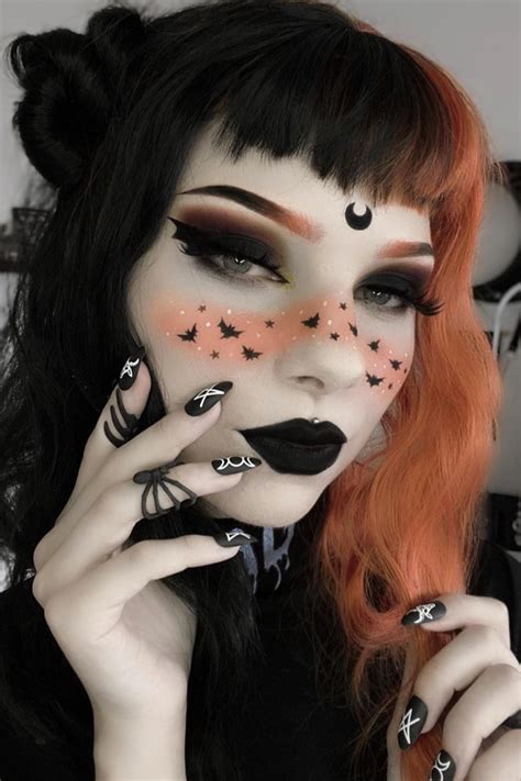 These Makeup Ideas Will Instantly Elevate a Basic Witch Costume | Cool halloween makeup, Cute ...