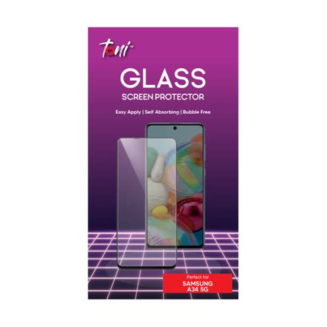 Toni Glass Screen Protector for Samsung A34 5G | Technomobi