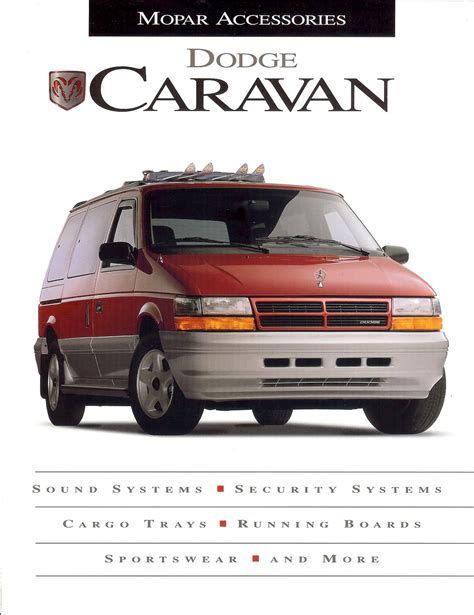 1993 Dodge Caravan SE Sport Wagon: Mopar Accessories - Dodge Caravan