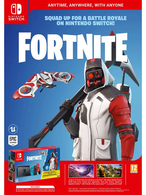 Nintendo Switch Console with Fortnite Game Bundle