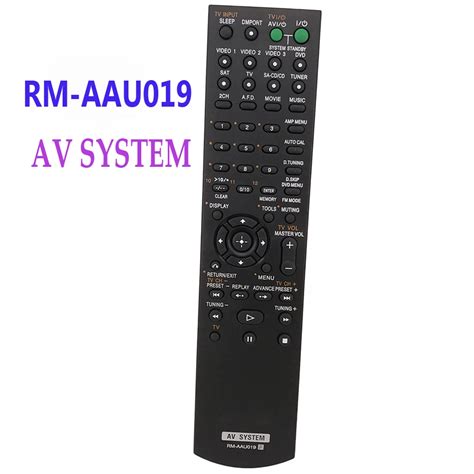 New Replacement RM AAU019 Remote Control For SONY Home Theater amplifier AV System HT DDW670 HT ...