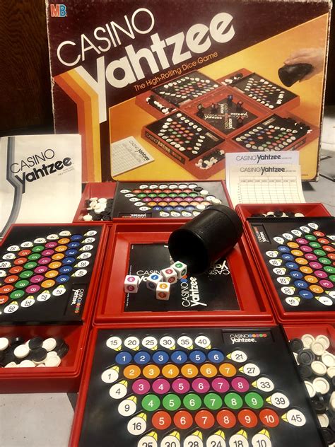 Casino Yahtzee1986 | Vintage board games, Board games, Dice games