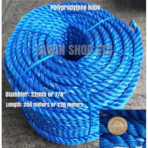 Skyline Blue Rope 22mm (7/8") Length: 200meters or 220 meters ...