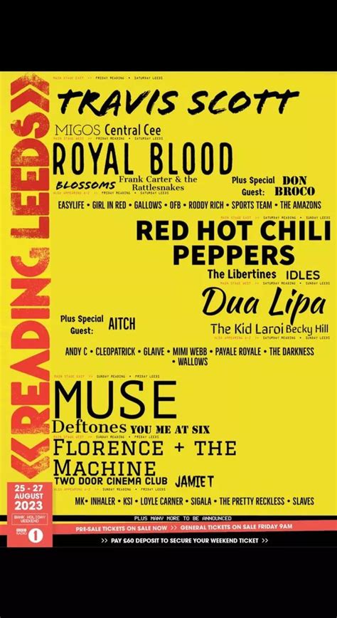 'Leaked' Leeds Festival 2023 poster hints at next year's Bramham Park ...