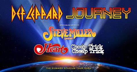 Iconic Rockers Def Leppard & Journey Announce 2024 Summer Stadium Tour Dates