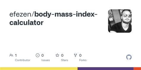 GitHub - efezen/body-mass-index-calculator