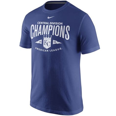 Men's Kansas City Royals Nike Royal 2015 AL Central Division Champions ...