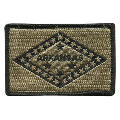 Arkansas Flag Patch - Coyote Tan | Notch