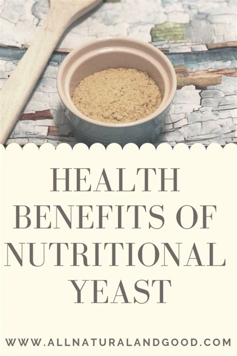 Health Benefits of Nutritional Yeast • All Natural & Good • Baby