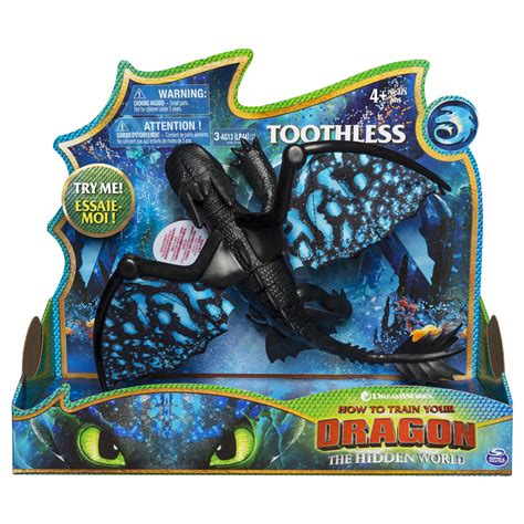 DreamWorks Dragons, Toothless Deluxe Dragon with Lights and Sounds, for Kids Aged 4 and up ...