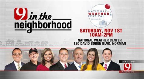 Meet News 9 Weather Team At National Weather Festival In Norman