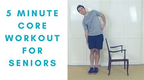Simple Core Exercises For Seniors At Home | More Life Health - YouTube