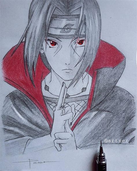 How To Draw Itachi Eyes