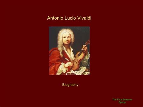 Antonio Vivaldi Biography