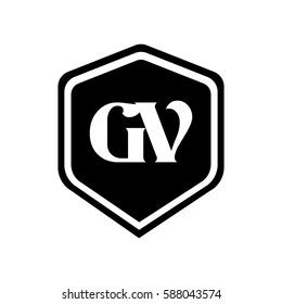 Gv Logo Stock Vector (Royalty Free) 588043574 | Shutterstock