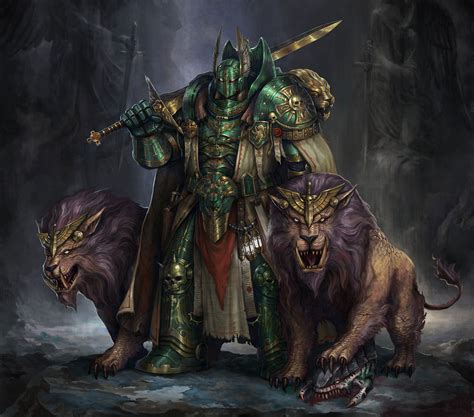 Lion El'Jonson Returns - Art by L J Koh - 40K Gallery